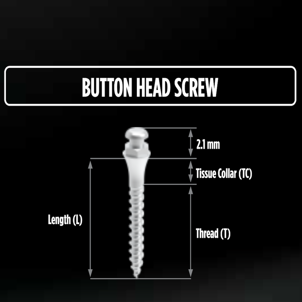 Orthodontic Button Head Screw BioInfinity