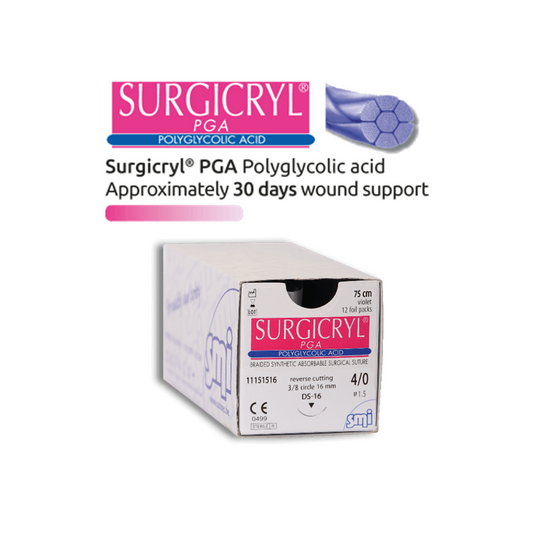 AVPMedTech-SMI-Sutures-resorbable-Surgicryl-PGA-Multifilament-tressé-enduit