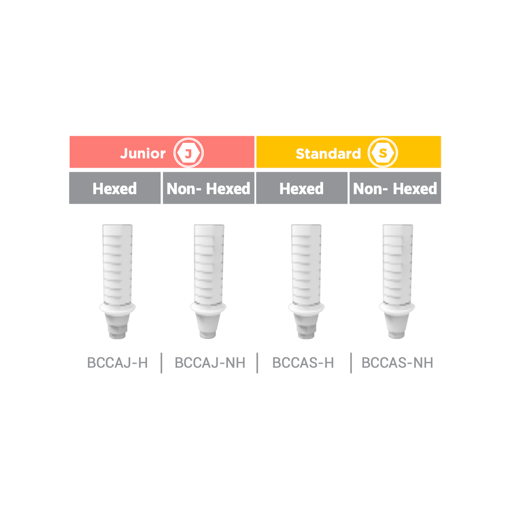 Custom Castable Abutment Junior Hexed BioInfinity - BCCAJ-H